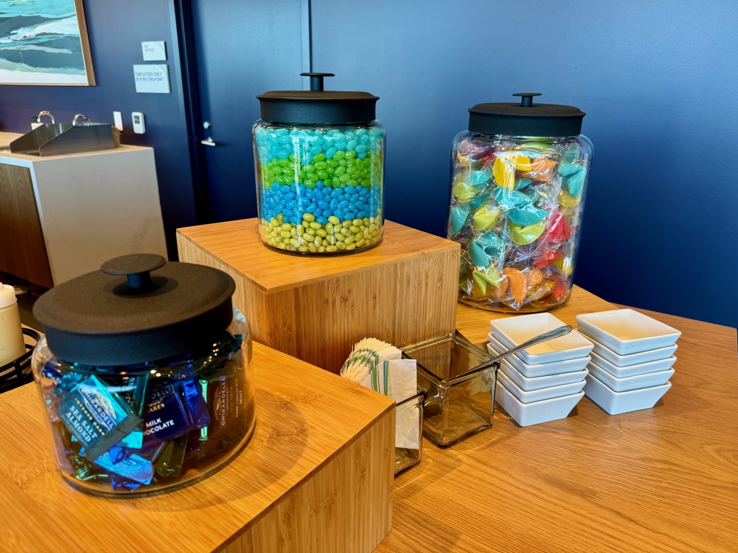 Alaska Lounge SFO San Francisco bay area sweets