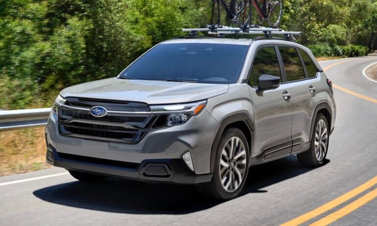 The Subaru Forester is an example of a compact SUV.