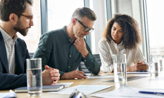 People in a meeting