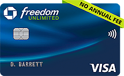 Chase Freedom Unlimited® card image