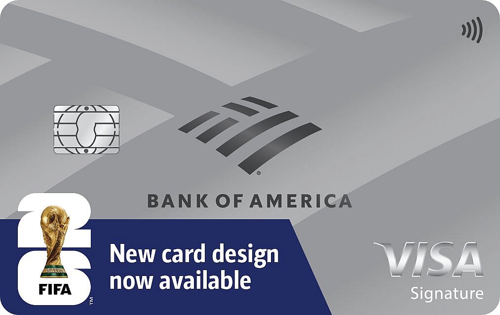 Bank of America® Unlimited Cash Rewards credit card card image