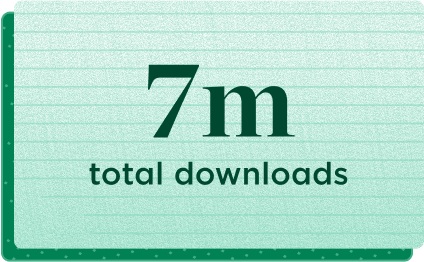 total downloads