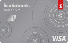 Scotia Momentum® No-Fee Visa* card