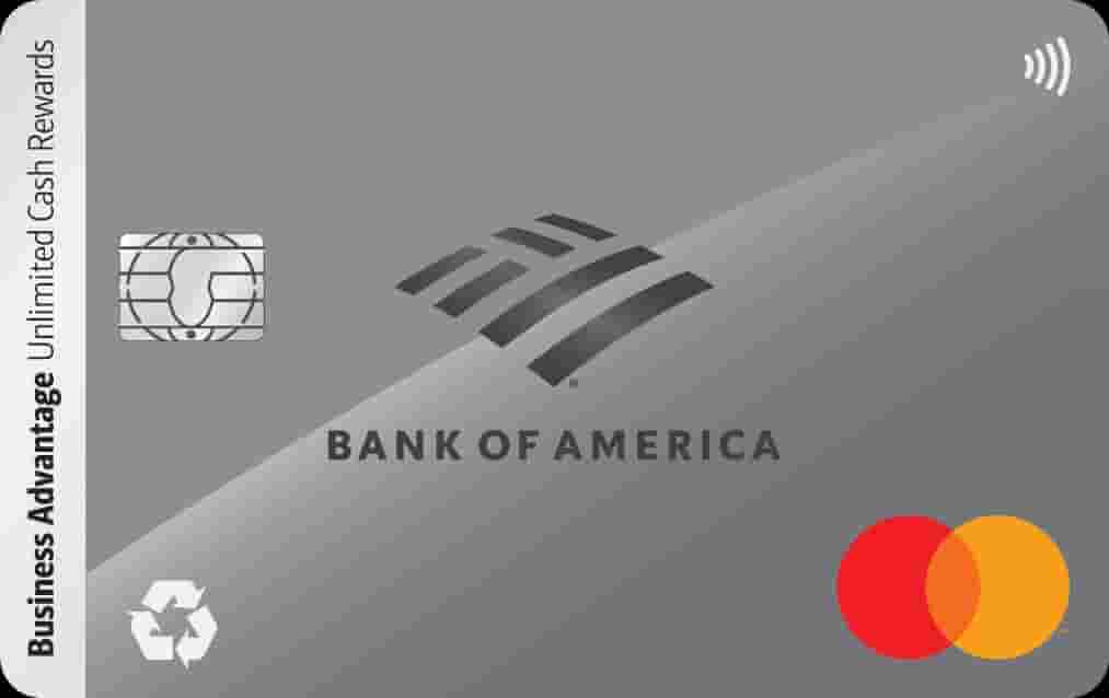 Bank of America® Business Advantage Unlimited Cash Rewards Mastercard® Secured credit card