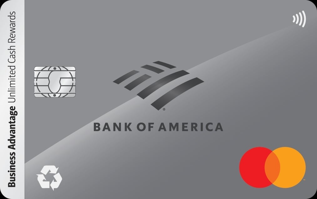 Bank of America® Business Advantage Unlimited Cash Rewards Mastercard® Secured credit card