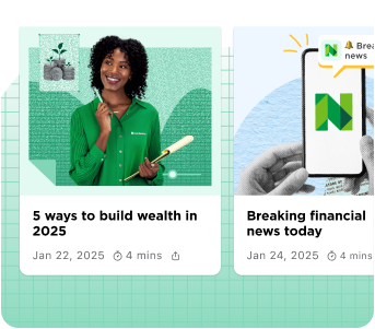 Articles and financial insights in breaking news section