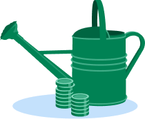 Watering Can Illustration