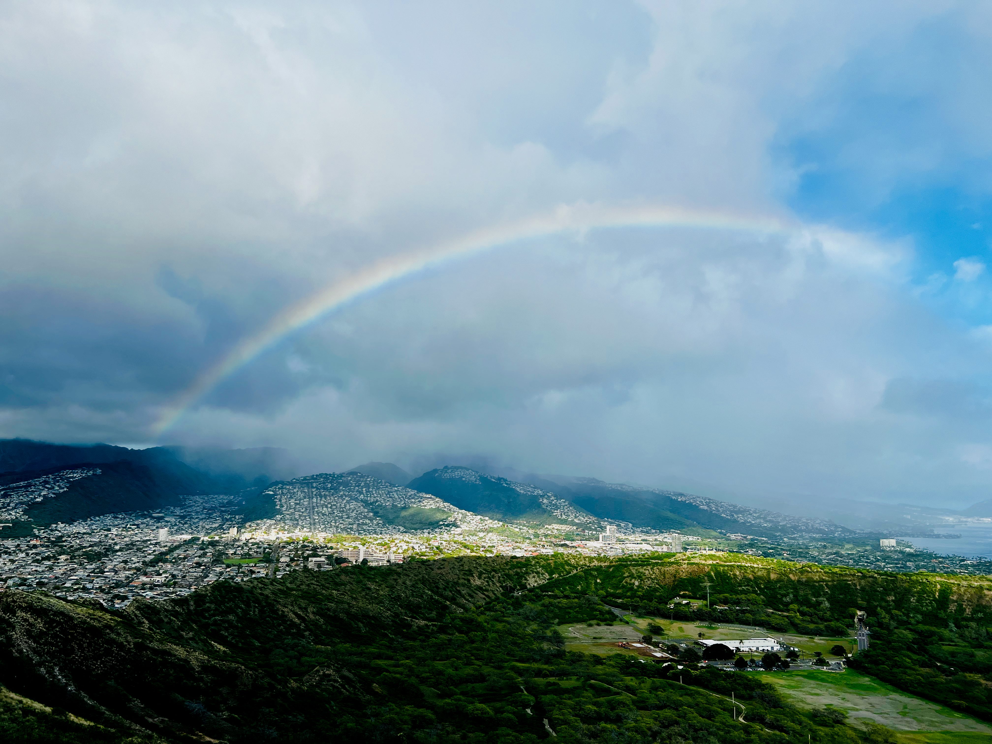 Visiting during shoulder season might mean more rain — but also more rainbows.  (Photo by Sally French)