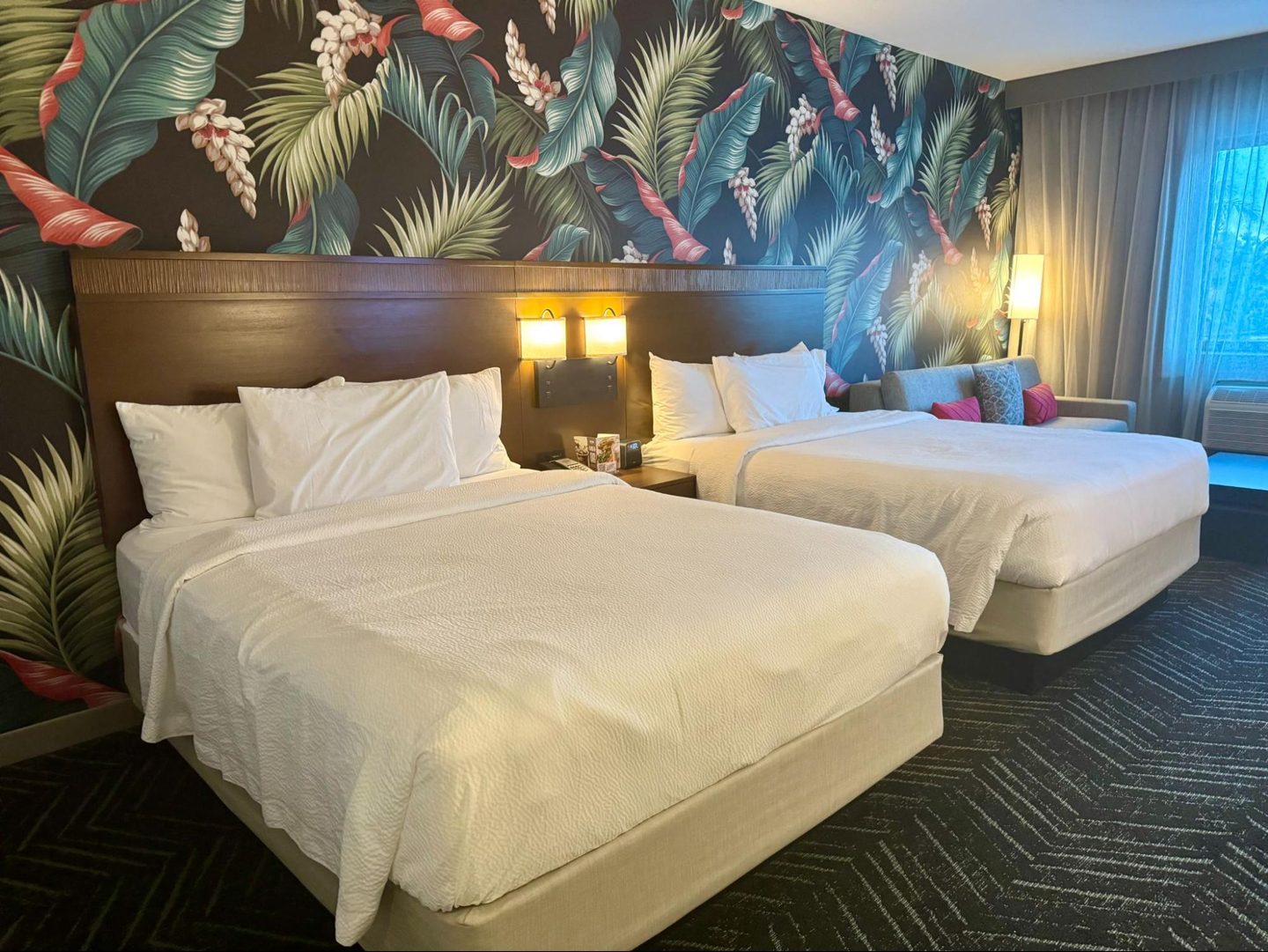 Furniture, Lamp, Bed