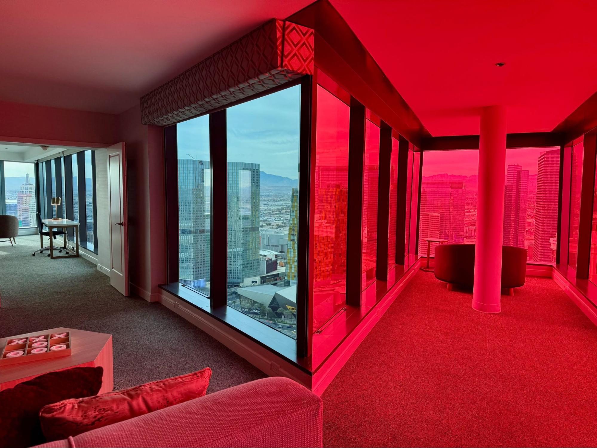 Hilton Club Elara Las Vegas room entertainment party