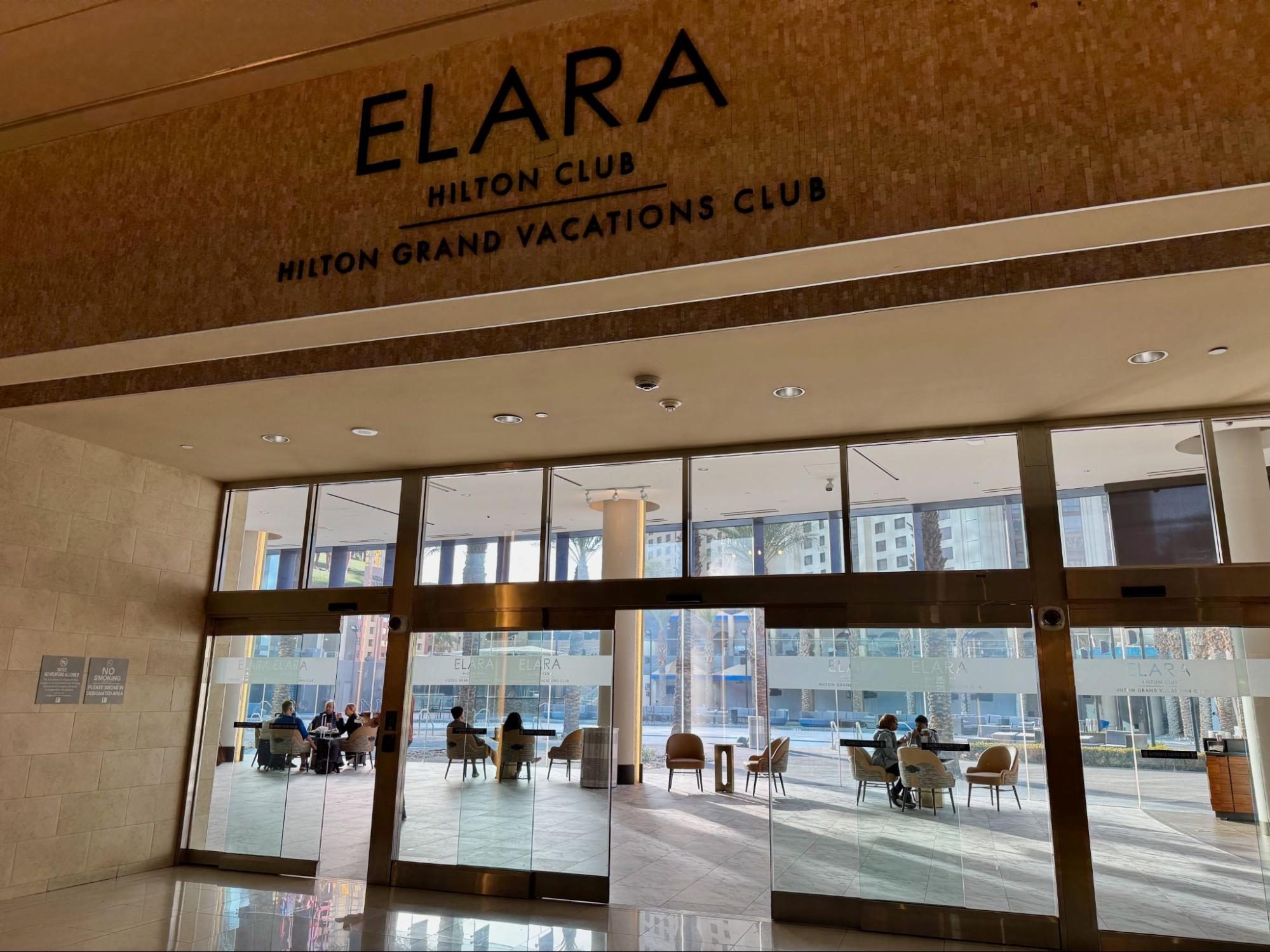 Elara Las Vegas HGV Hilton Grand Vacations Miracle Mile Shops Entrance