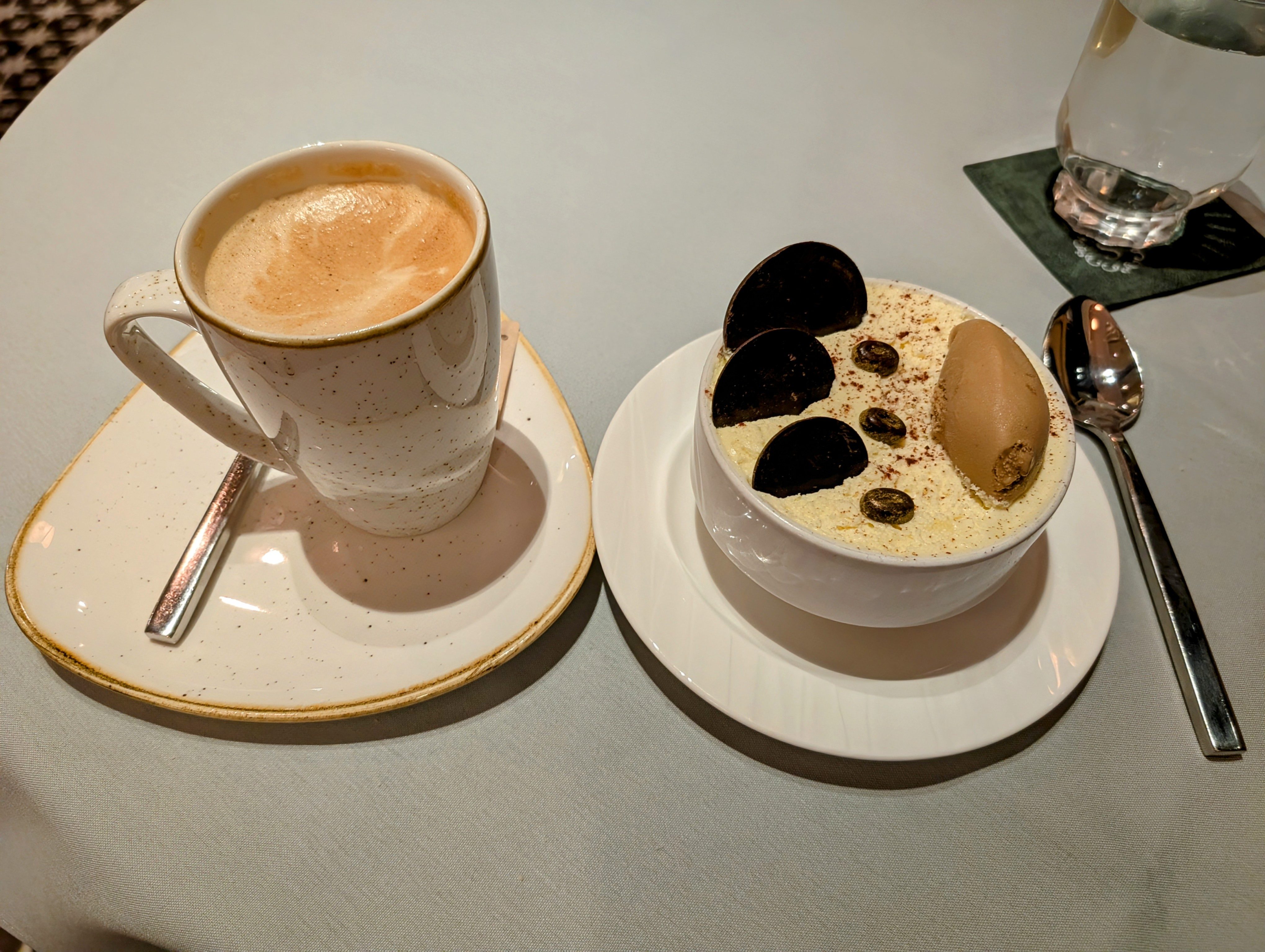 Saucer, Cup, Cutlery