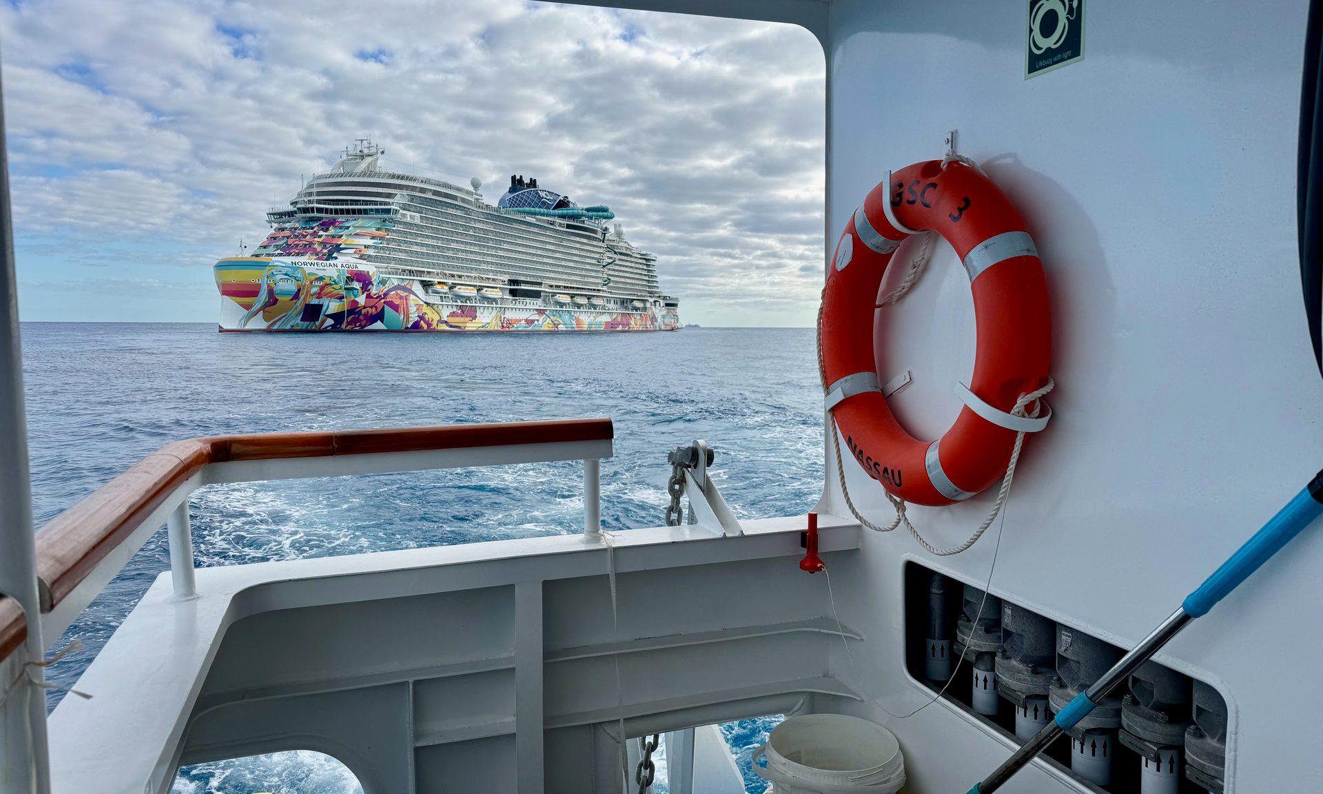 The Norwegian Aqua. (Photo by Sally French)