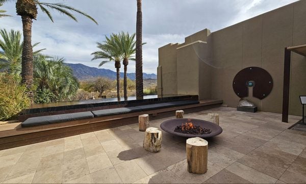 entry to the spa at Miraval Arizona