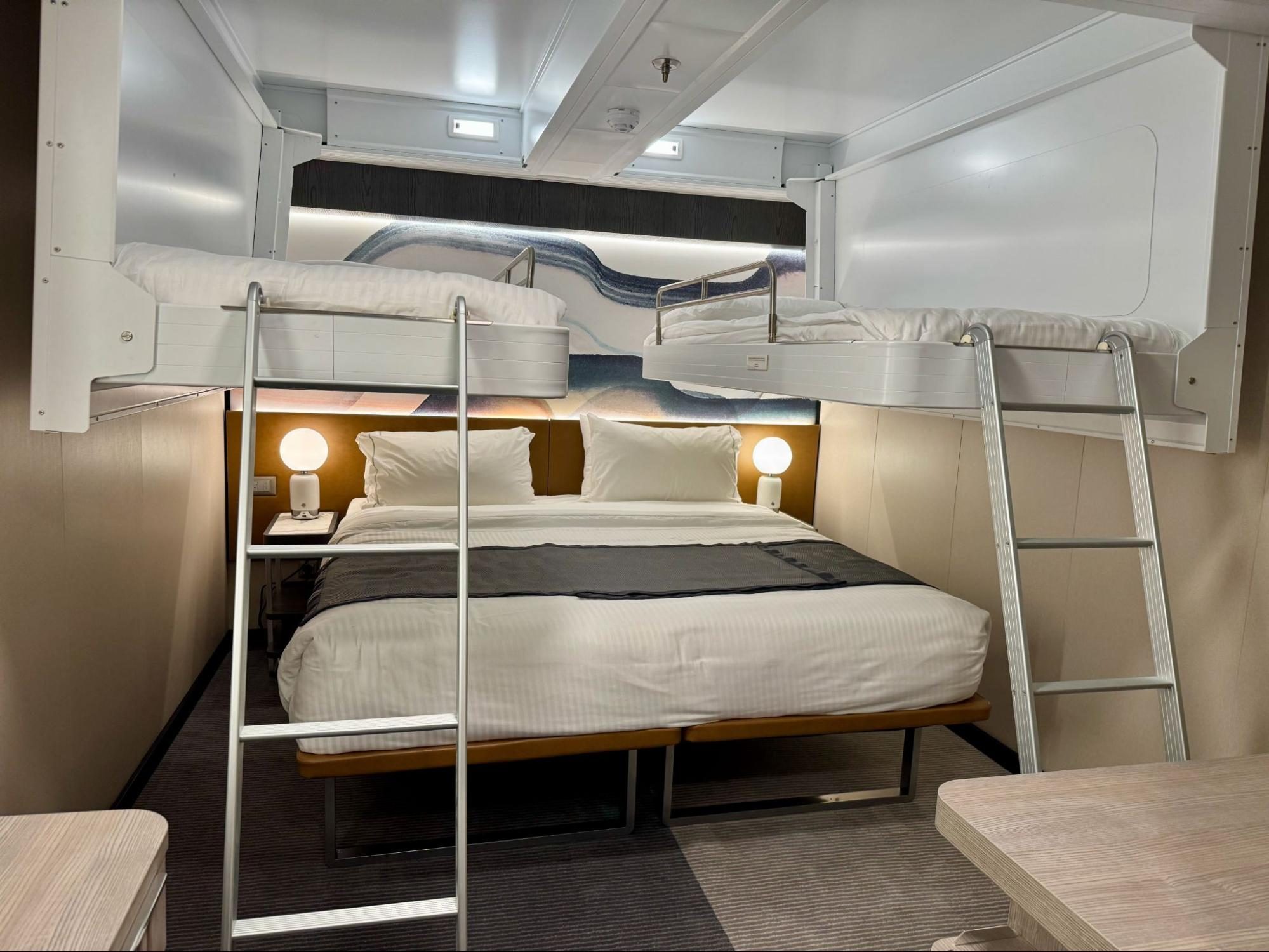 norwegian cruise line NCL Aqua interior family