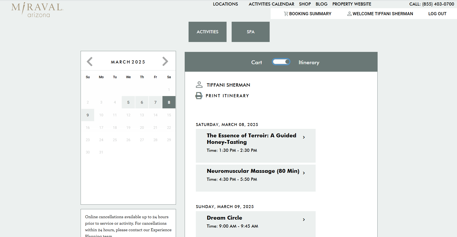 Page, Text, Calendar