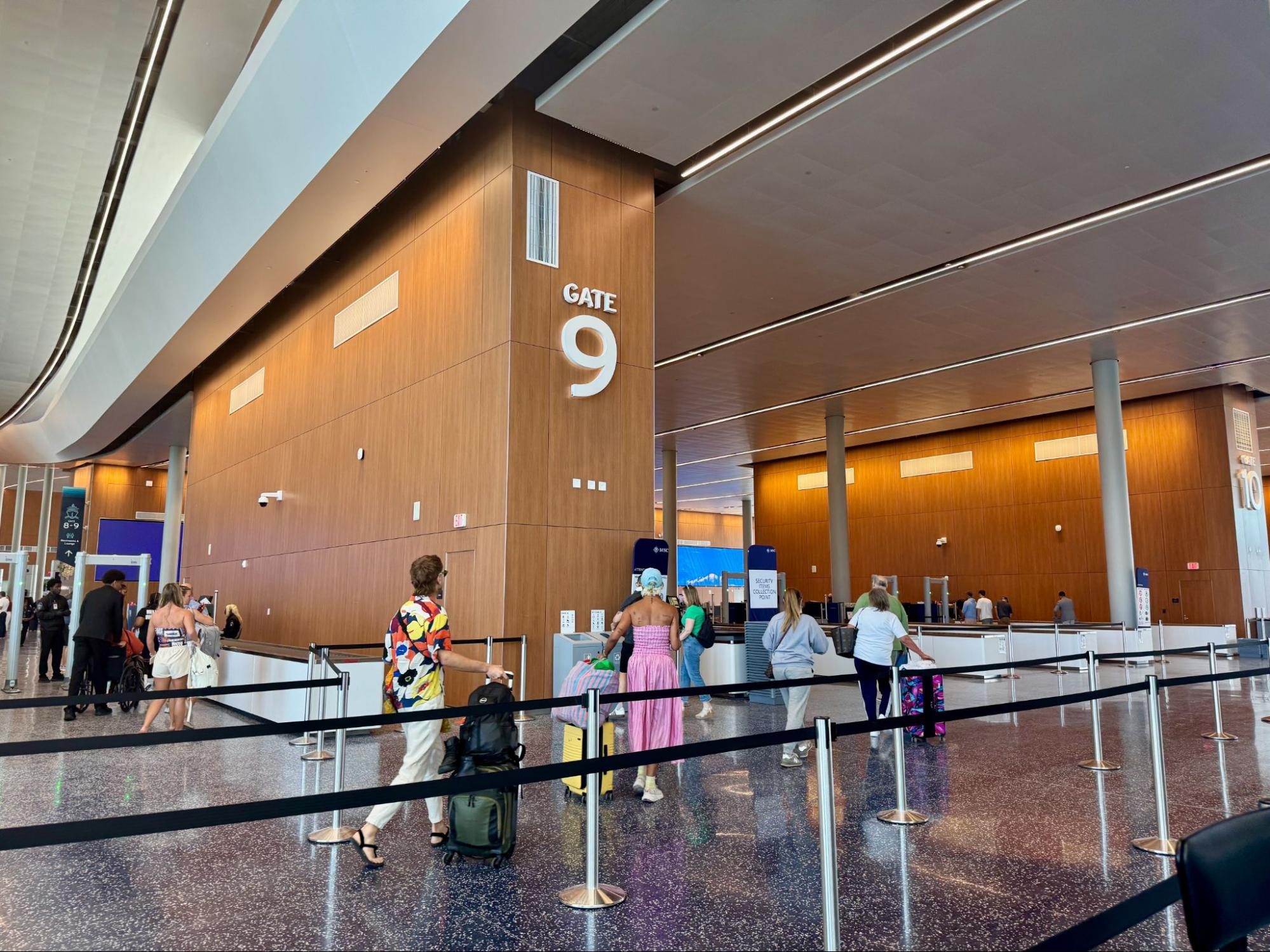 Airport, Indoors, Person