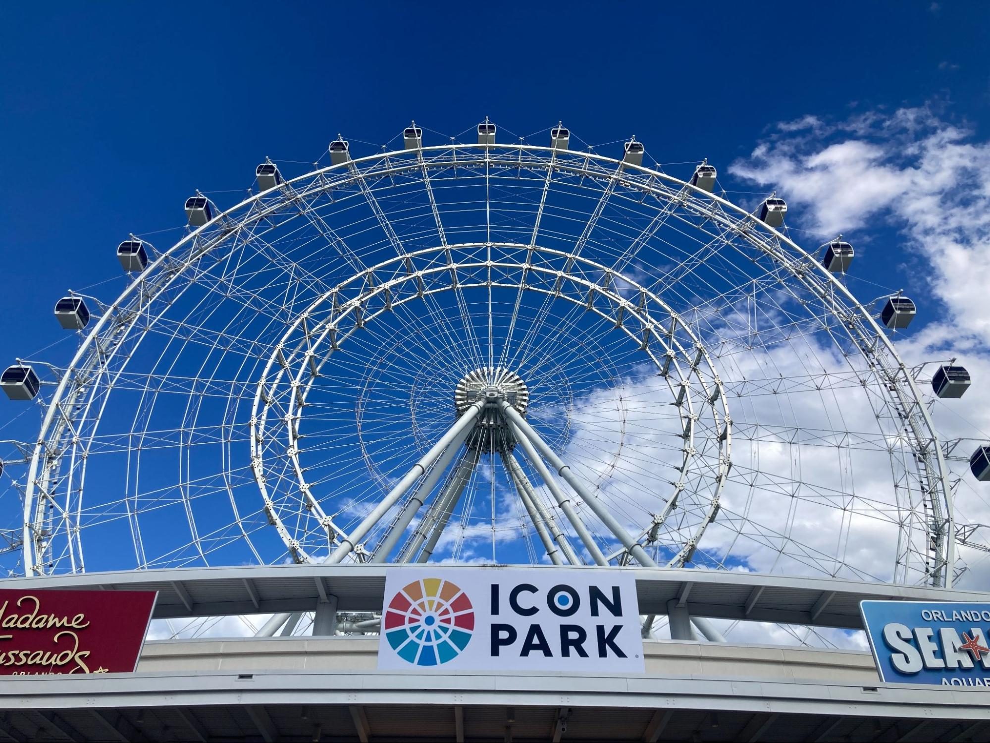 The ferris wheel at Icon Park. (Photo by Sally French)