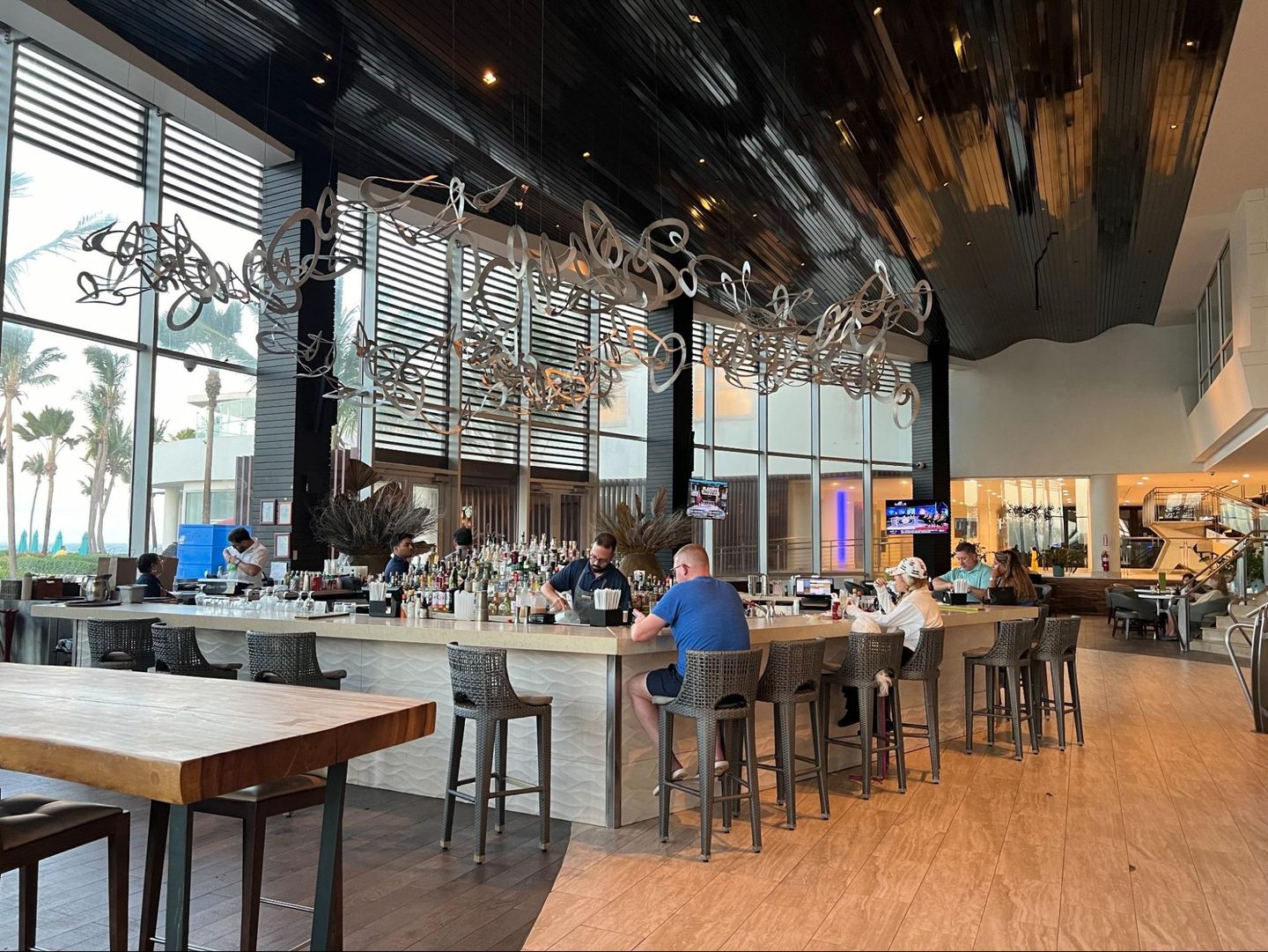 Indoors, Restaurant, Person