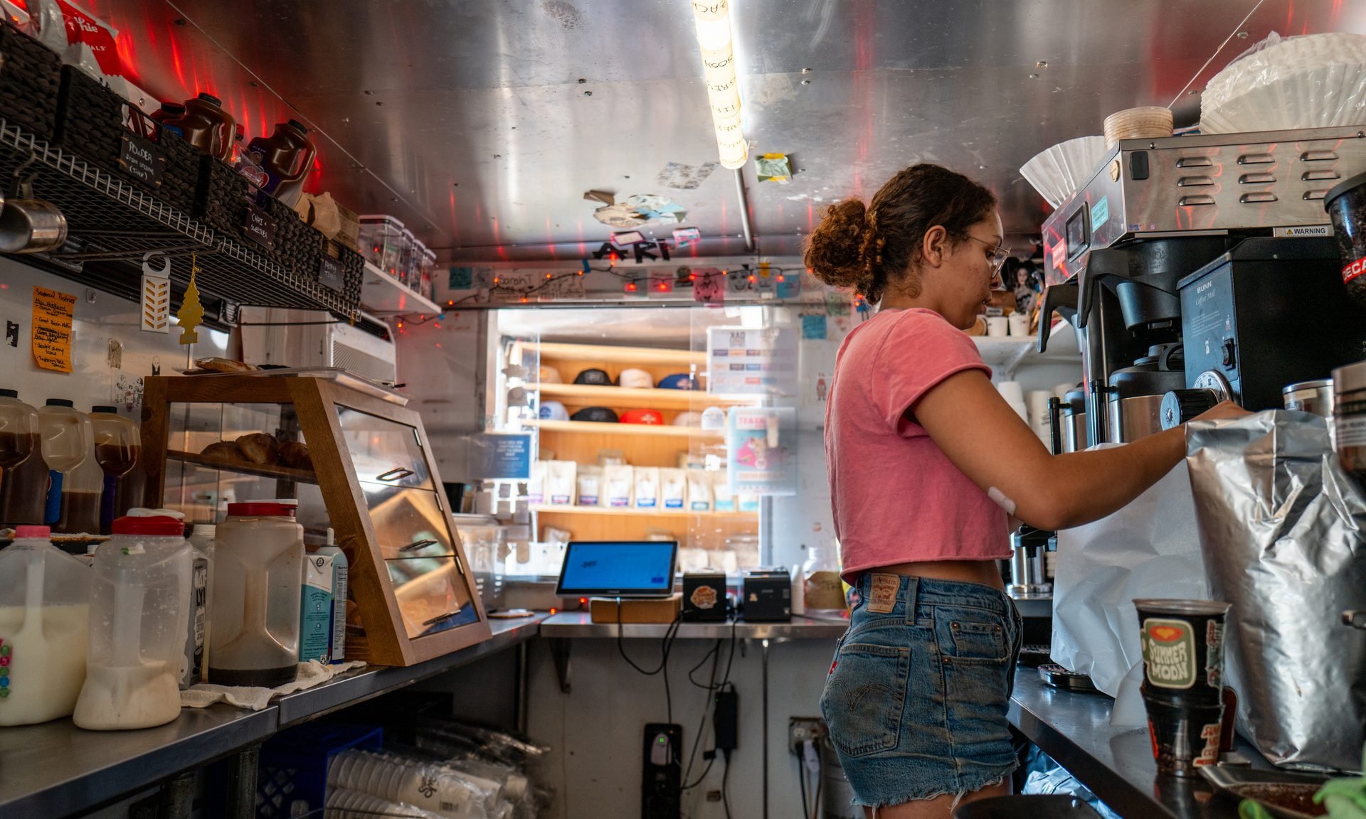 Person, Shelf, Indoors
