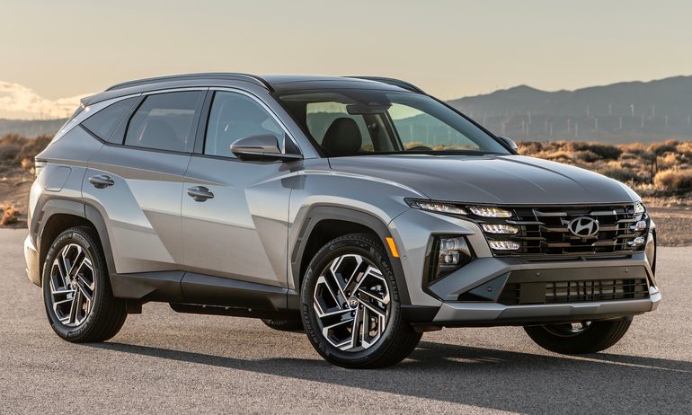 Hyundai Tucson, example of a plug-in hybrid vehicle.