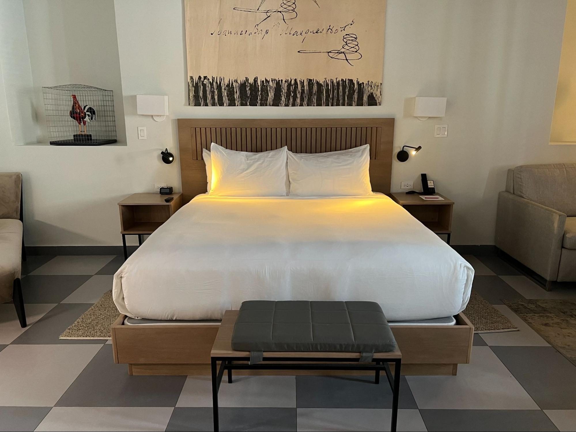 Furniture, Floor, Bed